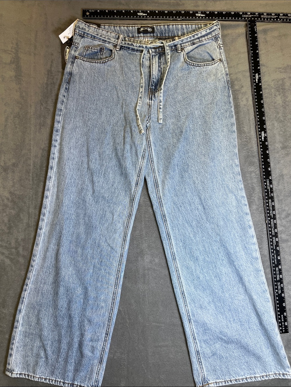 Buffalo David Bitton Light Blue Bootcut belted women’s  Jeans